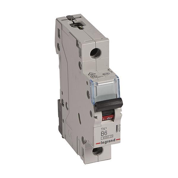 Legrand 403353 TX3 LS-Schalter B 6A      1-polig 6kA 230/400VAC 1TE