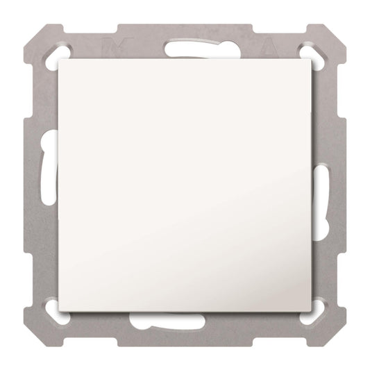 MDT BE-TAL55B1.01 Taster Light 55 Basic  1fach Reinweiß glänzend Neutral