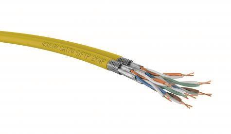 ACOME ACOLAN 1500 SF-S Cat7 LSOH gelb    2x4x2xAWG22/1 S/FTP Duplex FRNC 500m Dca