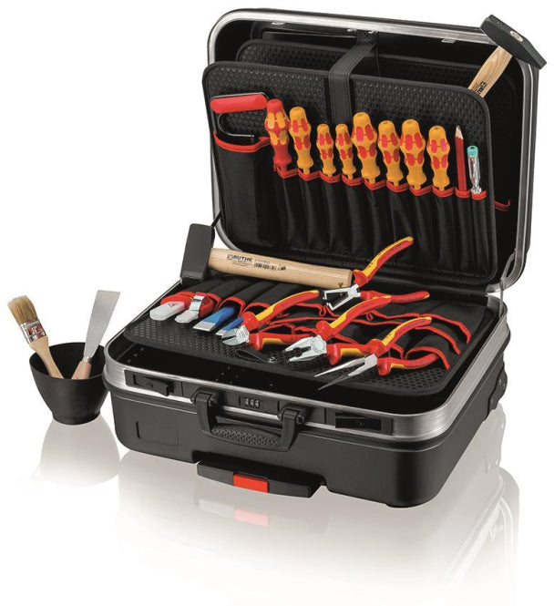 Knipex VDE-Werkzeugkoffer BIG Basic Move ** ABS-Koffer Elektro 002106HLS bestückt