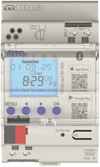 Theben                TR 648 top3 RC KNX KNX-Jahreszeitschaltuhr 6489130