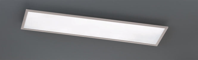 TRIO Anbaupanel/Deckenleuchte  674011207 30W 3000lm 3000K dimmb 1200x300mm nickel