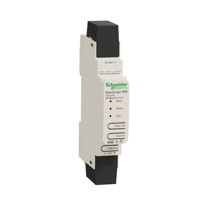 Schneider SpaceLogic        MTN6500-0101 KNX-Koppler DIN-Schiene