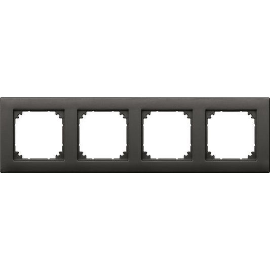 Merten M-PLAN-Rahmen 4fach        486414 anthrazit