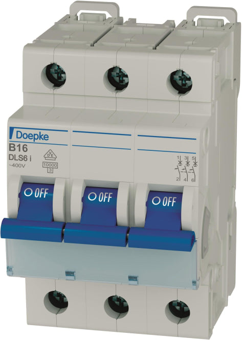 DOEP Automat B 16A          DLS 6I B16-3 **   10kA 3-polig