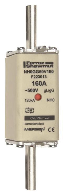Mersen 1B069.000000 NH0 160A gG 500V     NH-Sicherung sfü spannungsführend