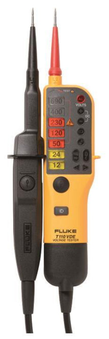 Fluke T110/VDE Spannungsprüfer           mit zuschaltbarer Last      4093088   **