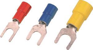 Intercable ICIQ26G Quetschkabelschuh     DIN46237 1,5-2,5qmm M6 blau Gabelform