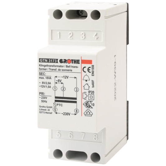 GRO Trafo 8/12V                    14073 GT 3173 2/1,5A REG