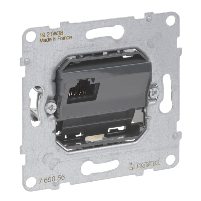 Legrand 765056 SEANO Einsatz Datendose   RJ45 Kat.6 UTP ungeschirmt