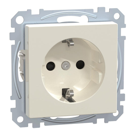 Merten SCHUKO-Steckdose BRS MEG2300-0319 StK polarweiß glänzend System M