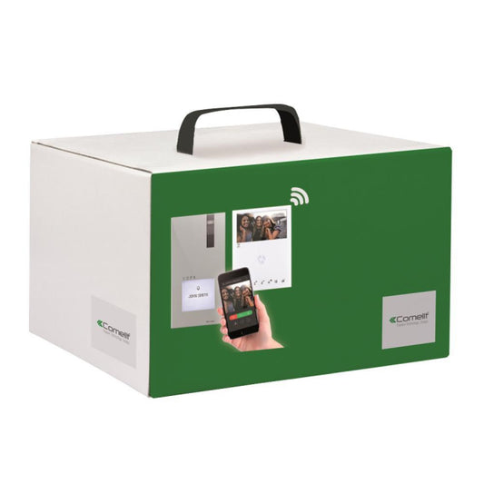 Comelit 8451V Einfamilienhauskit Quadra  1 WE Monitor Mini HF WiFi System