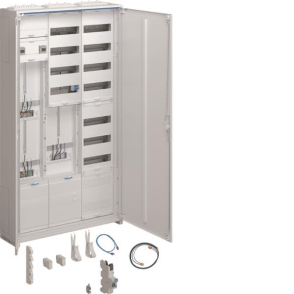 Hager Komplettschrank univ.Z  ZB533M28CT 2ZP 1SG APZ VT7 f.WP H=1400mm 3-f.ESA,