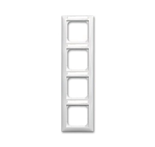 BJ Rahmen 4-fach             1724 NS-914   beschriftbar aws Busch-Balance SI