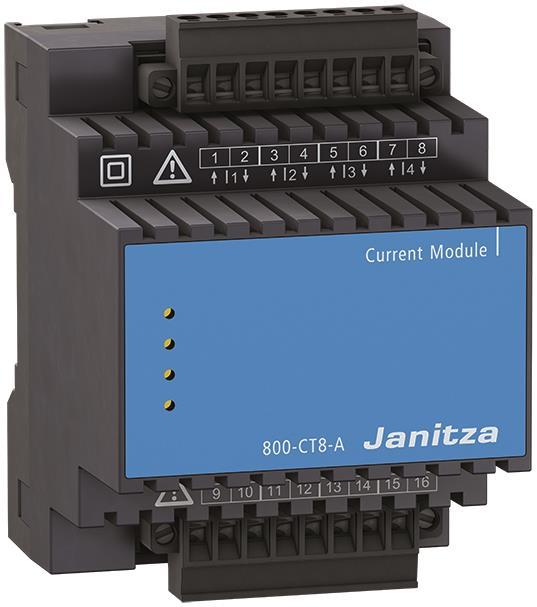 Janitza Mehrkanaliges    Modul 800-CT8-A Strommessmodul für Betriebsstrom 5231230