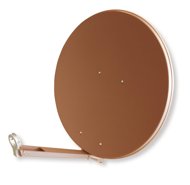 Televes Alu-Spiegel 75x80       S760CL-Z        Classic-Line ziegelrot