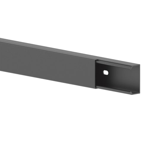 GGK 3631 LFG 15x30-9005 Leitungs-        führungskanal PVC m.Bodenlochung schwarz