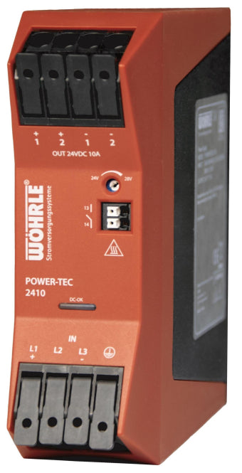 Wöhrle DC-Stromversorgung  POWER-TEC2410 Dreiphasiges-Netzgerät Ausgang:24V 10A