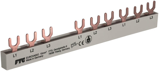 FTG ESFI6LS So Gabel E 9 3p    ESFI6LSSo 10qmm Sammelschiene Eurovario f.Fi/LS