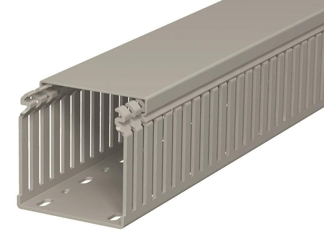 OBO LKV 75075 Verdrahtungskanal          ** 75x75x2000 PVC steingrau RAL7030 6178