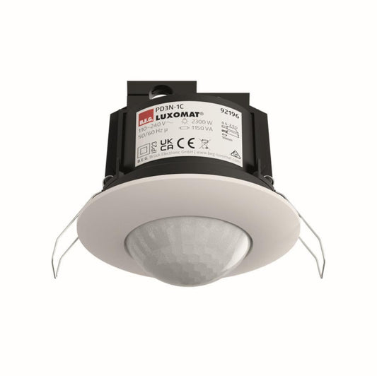 BEG Luxomat UP Bewegungsmelder     92196    PD3N-1 C-DE 360' 230V 1 Kanal weiss