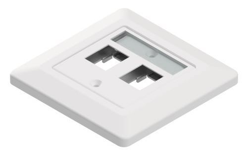 preLink / fixLink Modulaufnahme UP-Gehäu für Keystone Modul