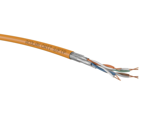 ACOME ACOLAN 1000 SF-S Cat7 LSOH Orange  4x2xAWG23/1 S/FTP 4P FRNC.C 1000m Cca