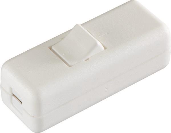Bachmann Schnur-Zwischenschalter 924.052 Serie 8010 ws/ws Ausschalter 2pol