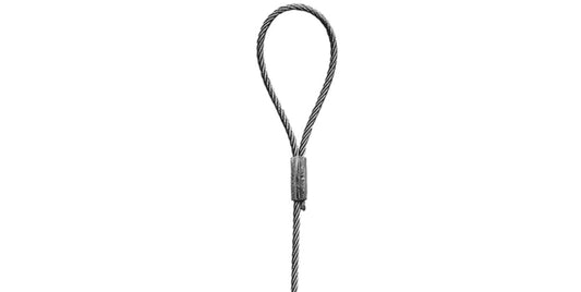 NIED Stahlseilabhäng. 3m GAK-2/3 GAK-2/3 ** MAX 45kg Belastung mit Schlaufe