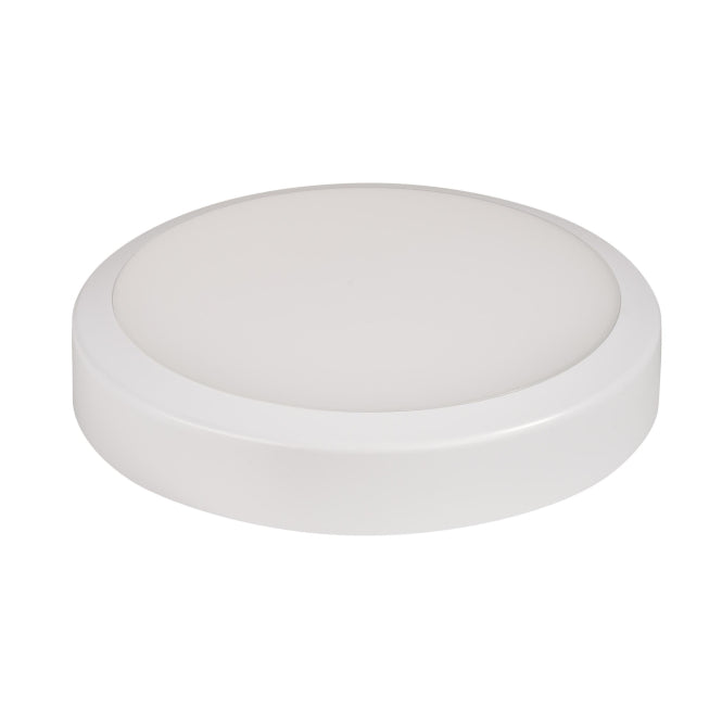 MEGAM Aussenl. FONDA XChange IP66 IK10   20W 2400/1800/1200lm 3/4/65K 300mm weiss