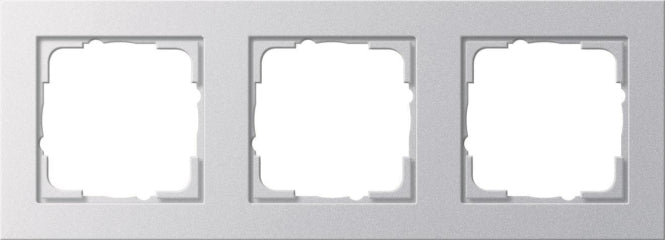 GIRA 021325 Abdeckrahmen 3fach E2        Farbe Alu