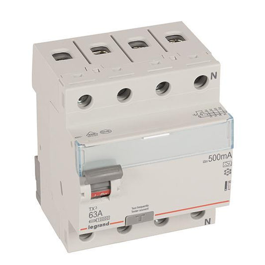 Legrand 411796 TX3 Fi-Schalter 63A       4-polig 500mA Typ A 400VAC 4TE