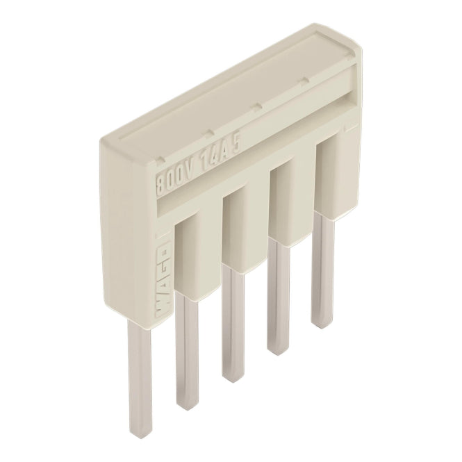 WAGO 2000-405                            Brücker,5-fach,isoliert,lichtgrau
