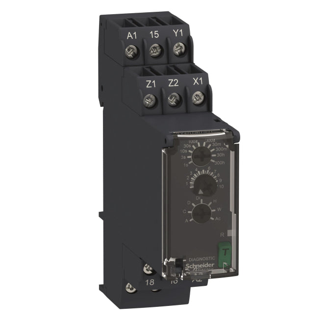 GS Multi-function Timing      RE22R1MYMR Relay, 0,05s 300h, 24 240V AC/DC, 1C/O