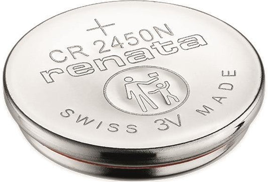 Renata Knopfzelle        RE2450N CR2450N Lithium 3V 540mAh 1er Blister