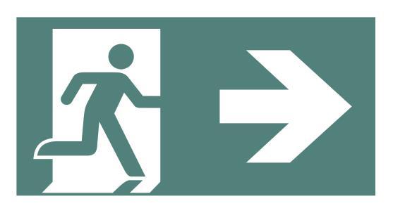 CEAG Piktogrammscheibe PR    40071354131     einseitig Pfeil rechts für Style