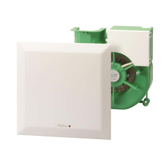 HELI Ventilatoreinsatz mit ELS-VN 100/60 Fassade, Nachlauf und 2 Leistungsstufen