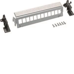 Hager Patch-Panel univers 12fach  FZ12MK Keystone o.Module f.Hutschiene/geschr.