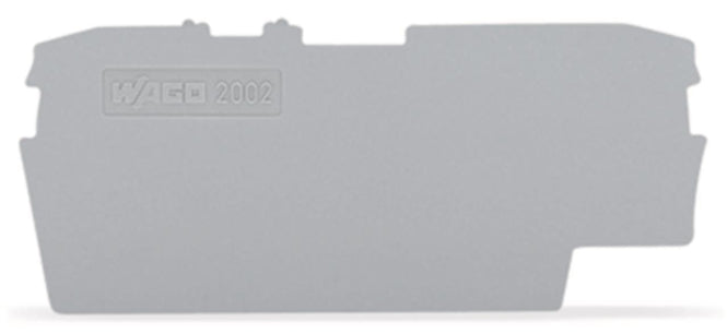 WAGO 2002-1691 Abschluss-und             Zwischenplatte,1 mm dick,grau