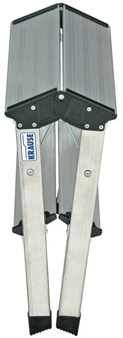 Krause Doppel-Klapptritt Alu 2x2 Stufen        Standhöhe:0,45m 2,0kg      130013