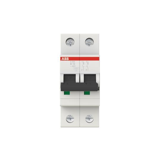 ABB Automat B 10A               S202-B10    2-polig 6KA Compact