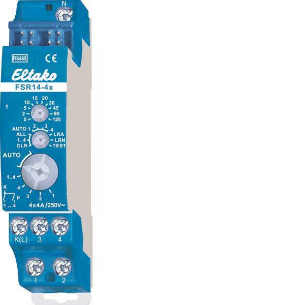 Eltako FSR14-4x RS485-Bus Aktor 4Kanal   (V) Stromstoß Schaltrelais      30014001
