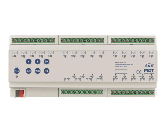MDT AKU-2416.03 Universalaktor 24fach    12TE REG 16A 230VAC 100 F 15EVG