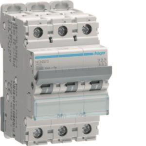 Hager Leitungsschutzschalter      NCN320 3polig 10kA/15kA C-20A 3M