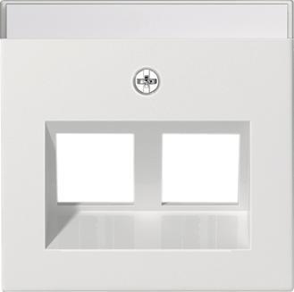 GIRA 264027 Abdeckung 30°+BSF Tragring   MJ 2fach System 55 Reinweiß seidenmatt