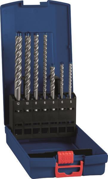 Bosch Hammerbohrer SDS-plus-7X Expert    7-tlg. Set 5/6/6/8/8/10/12    2608900195