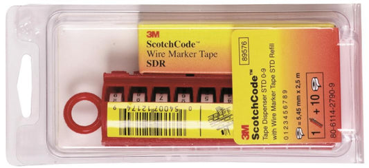 3M Nachfüllrollen Ziffer 0         SDR-0 ScotchCode Pack=3Rollen