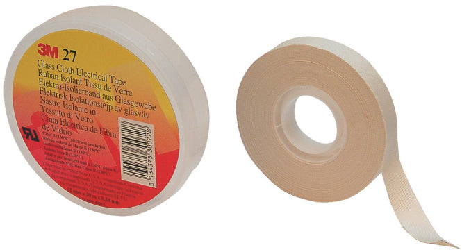 3M Iso-Band 12mm X 20m Nr.            27   Glasgewebe-Band bis +140'C