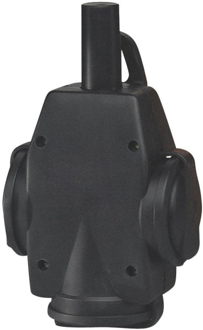 ABL Vollgummi-Schuko-      1473190       Hängekupplung 3f schwarz