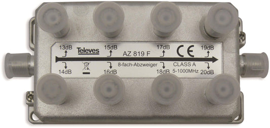 Televes Abzweiger 8fach 12-19dB   AZ819F